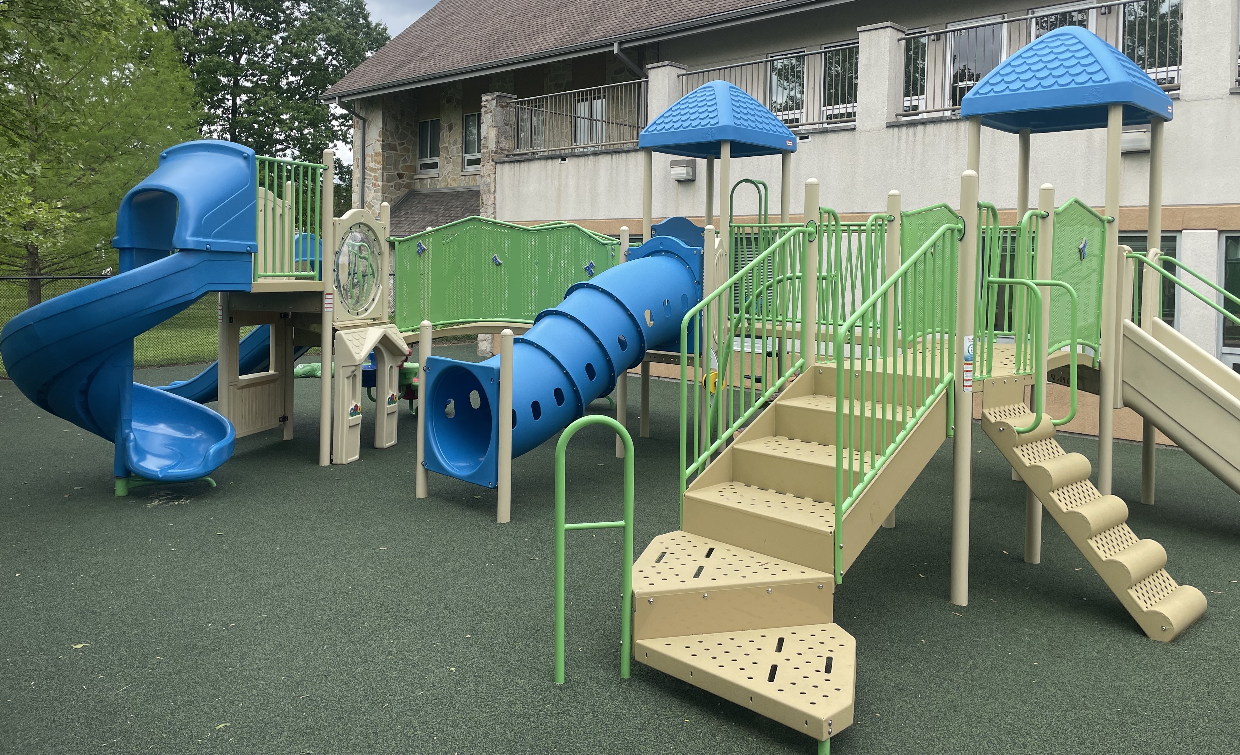 image of new playground from left